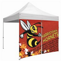 10 Foot Wide Tent Mesh Vinyl Middle Zipper Wall w/ Zipper Ends (UV Printed)